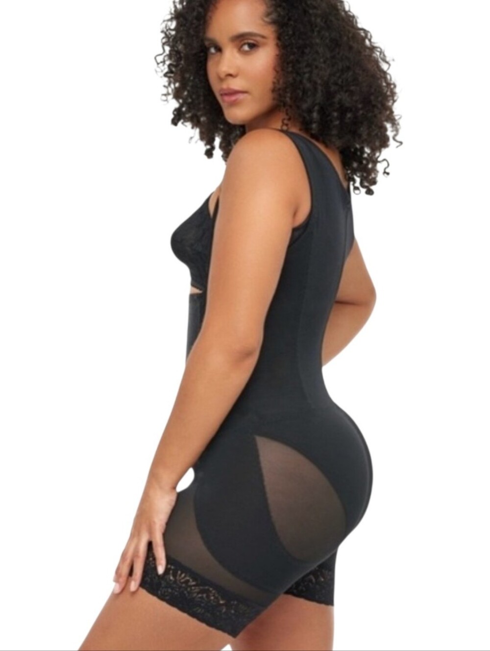 NEW Ardyss Black Body Magic Shapewear Bodysuit -Sleek Sculpting Shorts Womens 28 - Picture 3 of 16